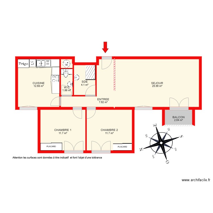 BII 6125 RDC rita . Plan de 0 pièce et 0 m2