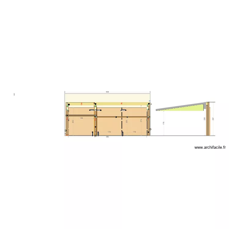 Arche milieu 07. Plan de 