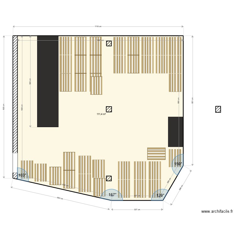 SS zone cartons. Plan de 0 pièce et 0 m2