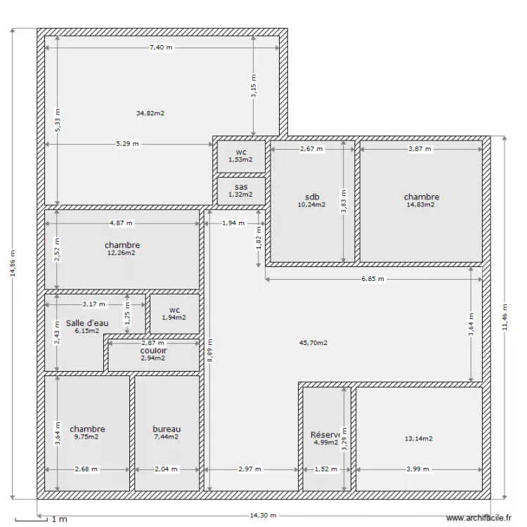 Maison. Plan de Maison. Plan de
