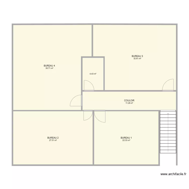 Charbonnel 2i&egrave;me &eacute;tage. Plan de 