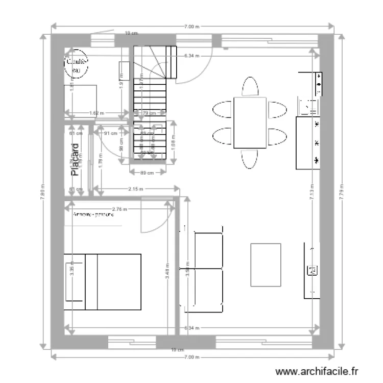 MAISON3. Plan de 