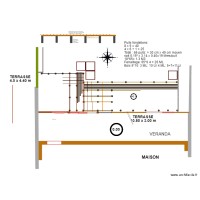 NIEUL Jardin Arrière Implantation terrasse 2