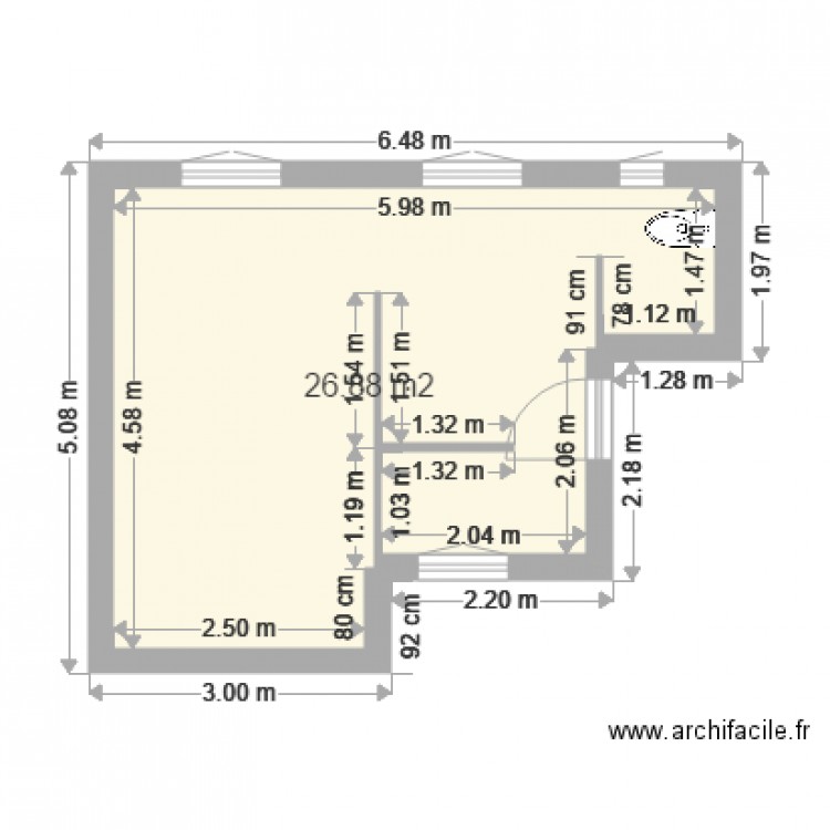 Plan. Plan de 0 pièce et 0 m2