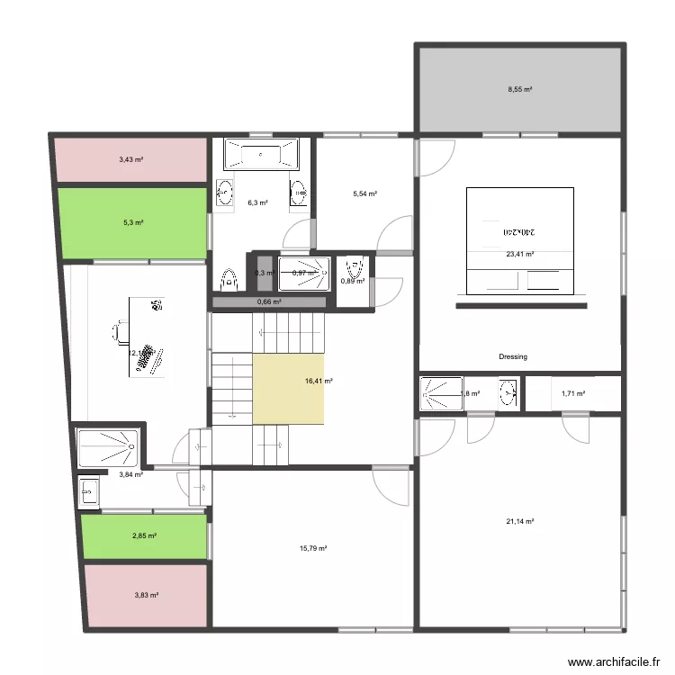 Raquette 1er V18. Plan de 0 pièce et 0 m2