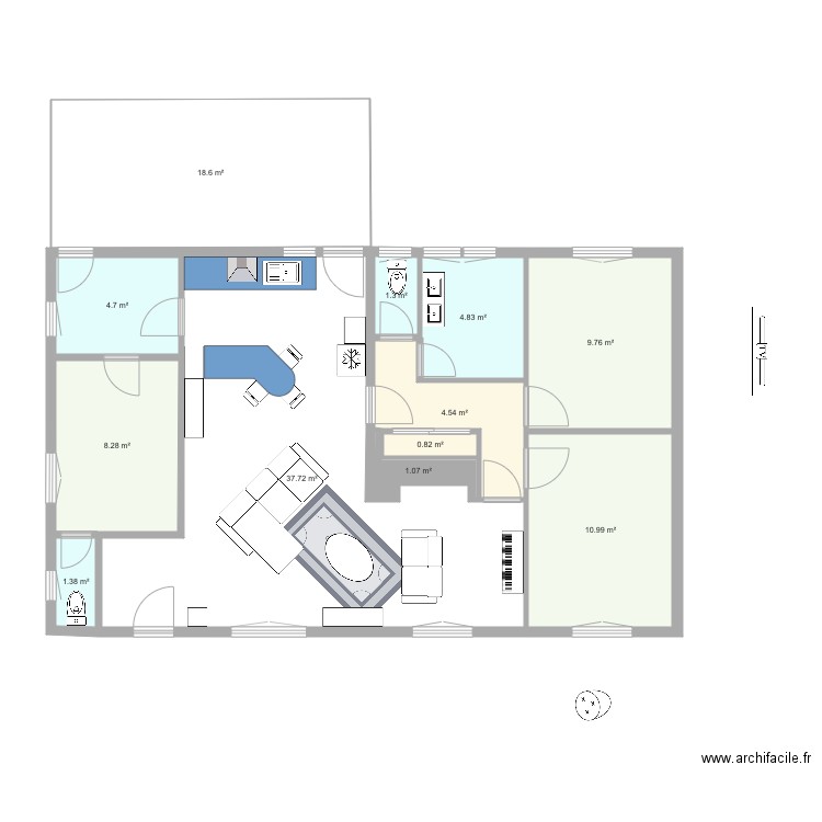 Plan2habillé. Plan de 0 pièce et 0 m2