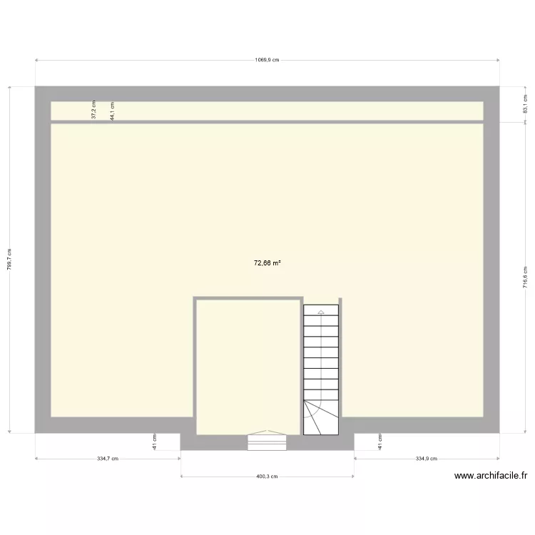 Kodjo Armancourt ETAGE. Plan de 