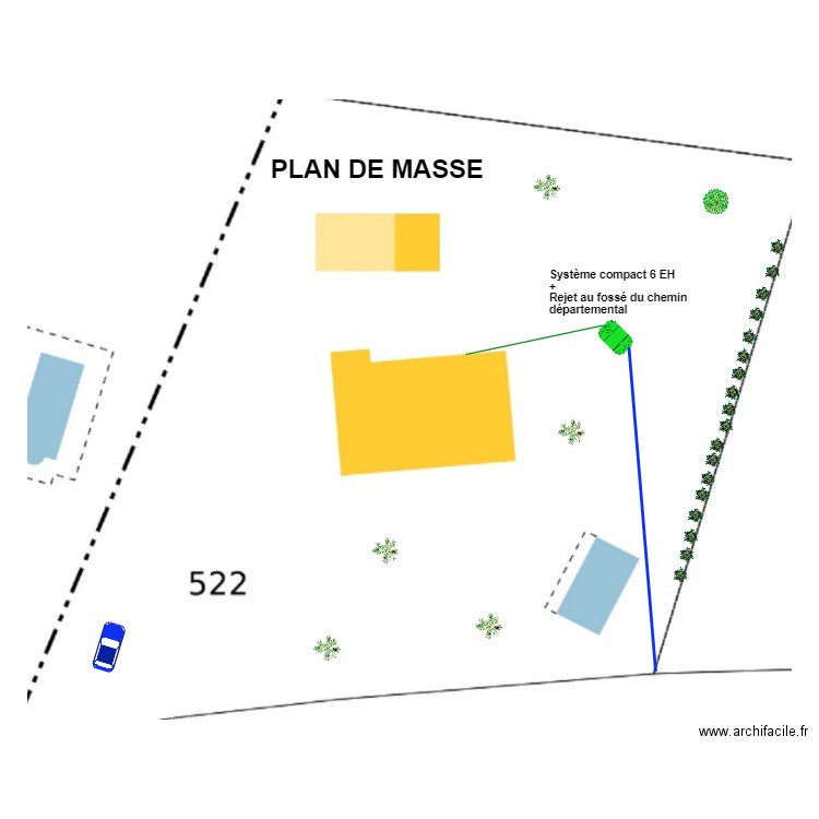 toustou. Plan de 0 pièce et 0 m2