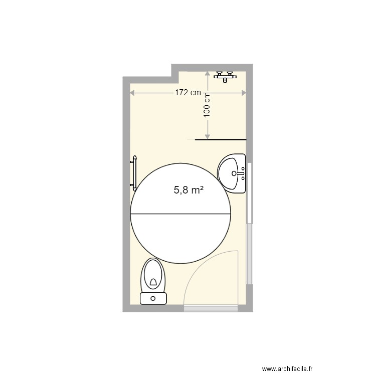 Martin SDB projet. Plan de 0 pièce et 0 m2