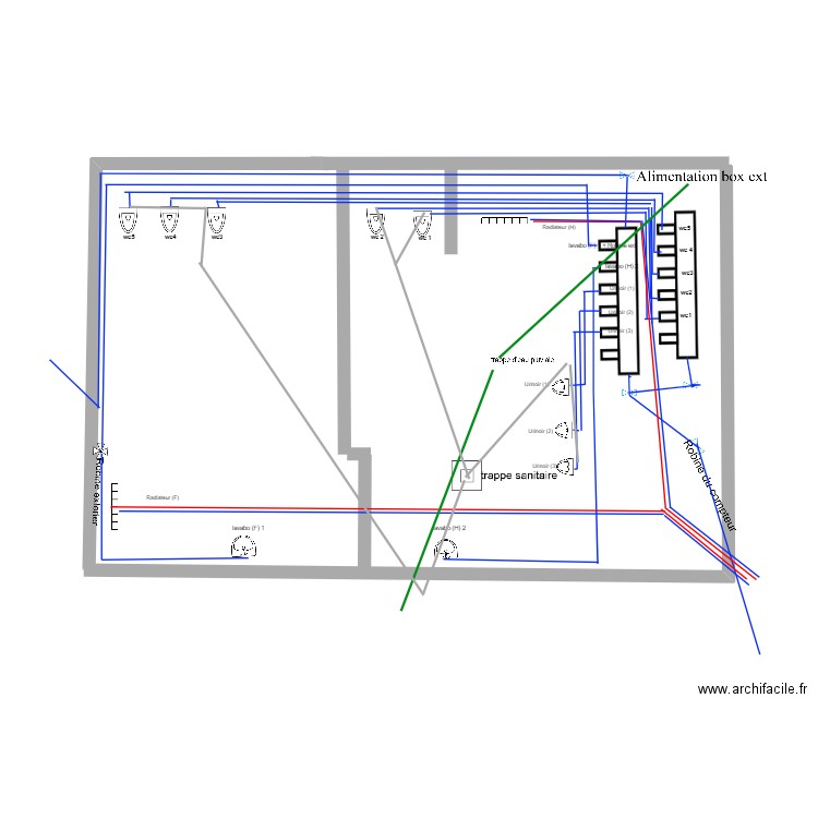 Schema plomberie ( Ecole Saint Trinite Cardinal Mercier 2 ) 26 juin 2023. Plan de 0 pièce et 0 m2