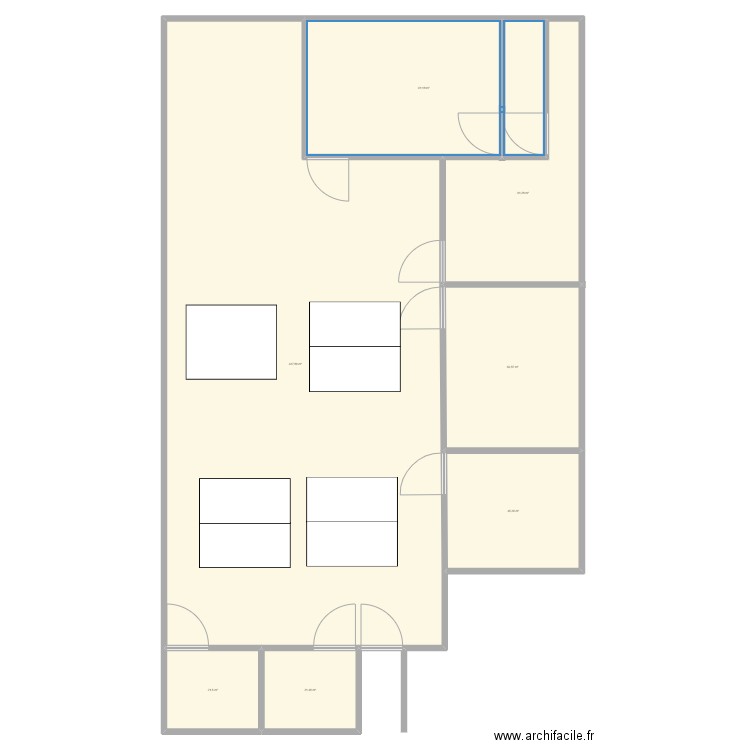 plan atelier awf. Plan de 0 pièce et 0 m2