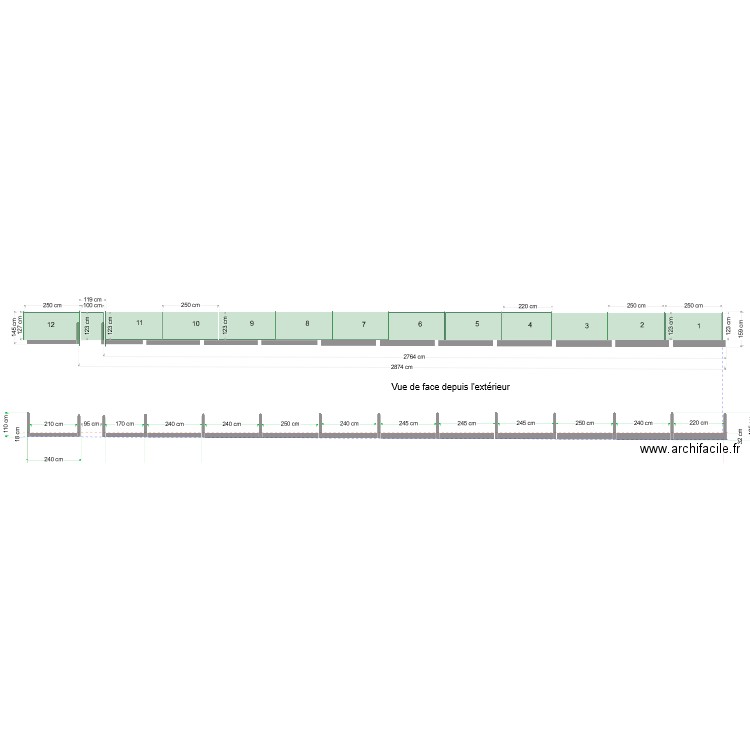 Clôture. Plan de 0 pièce et 0 m2