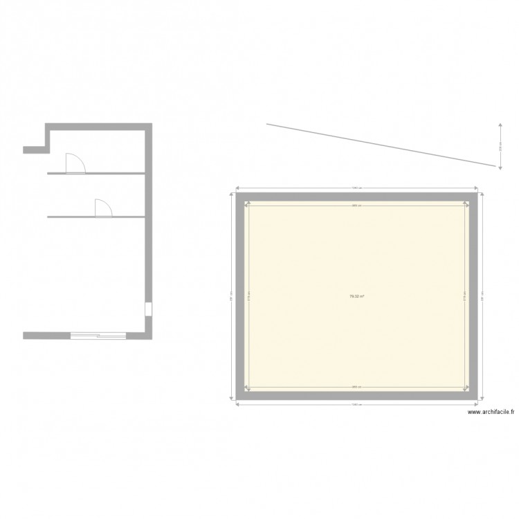 extension base avec limite. Plan de 0 pièce et 0 m2