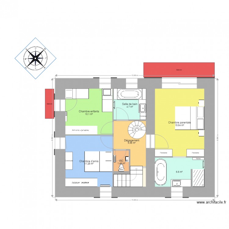 Projet de rénovation 3. Plan de 0 pièce et 0 m2