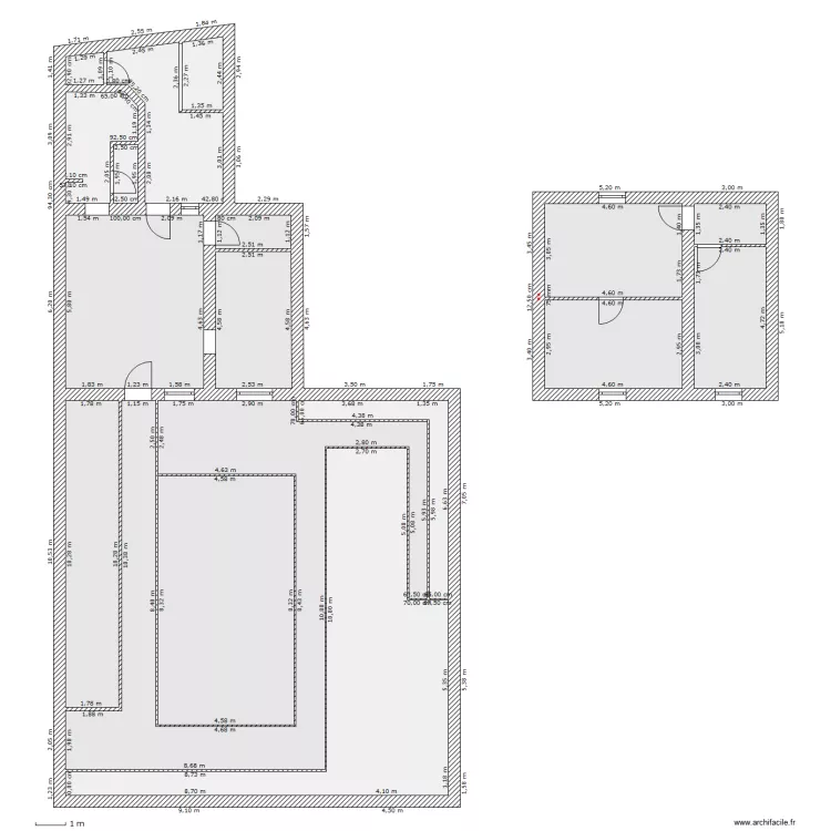 maison a l origine. Plan de 