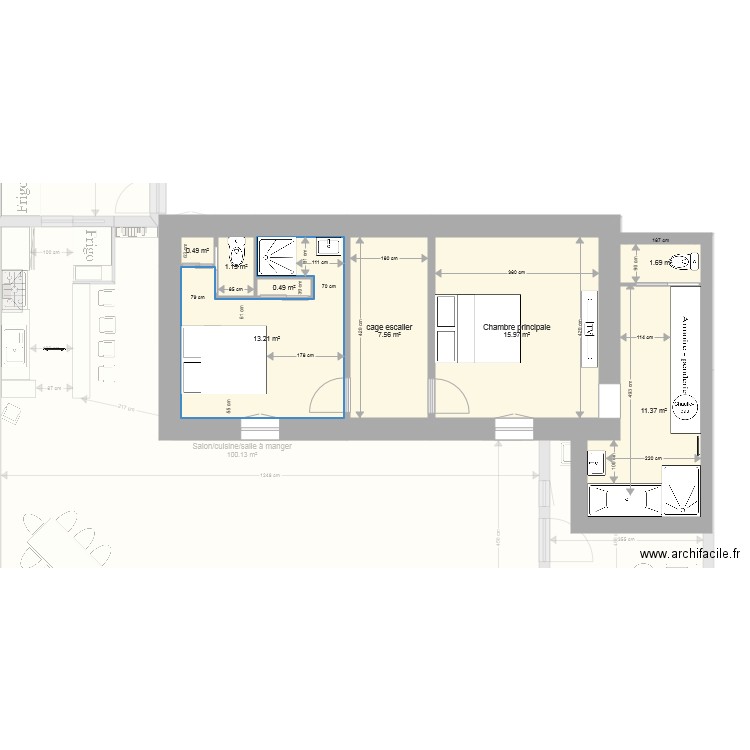 Talon projet novembre 2018. Plan de 0 pièce et 0 m2