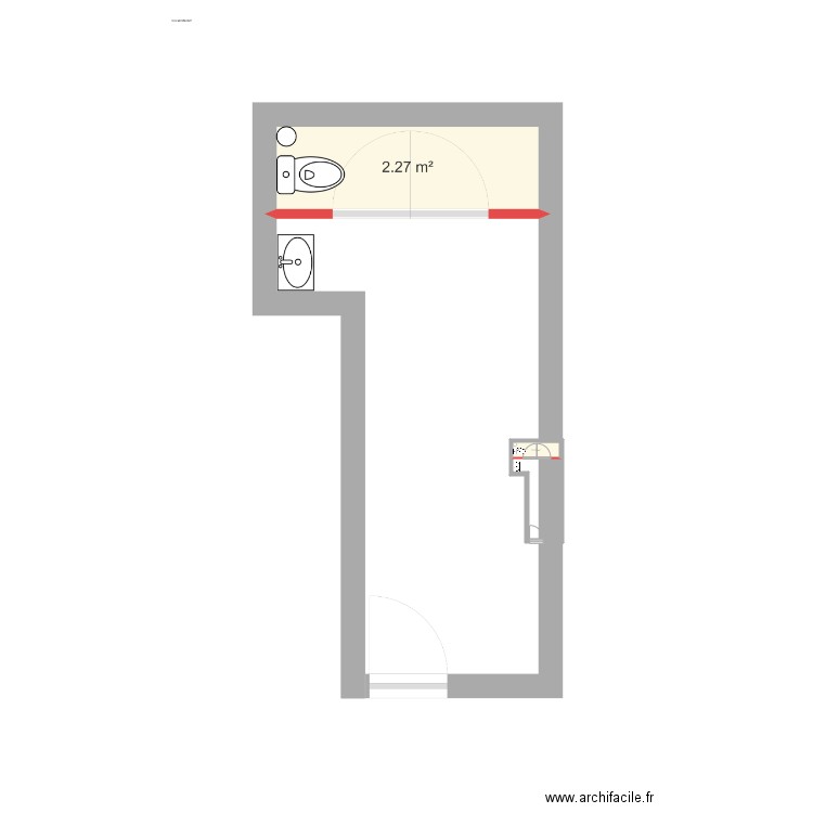 SANITAIRE AIX 2. Plan de 0 pièce et 0 m2
