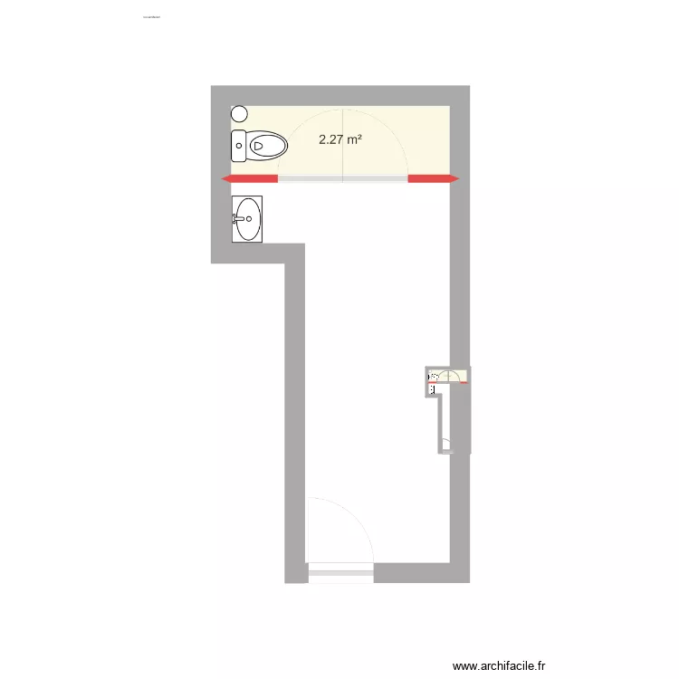 SANITAIRE AIX 2. Plan de 