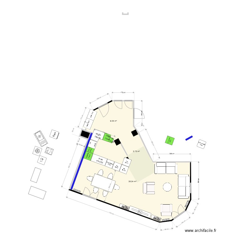 cuisine nouveau 7. Plan de 0 pièce et 0 m2