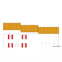 facade sud avec anciennes fen&ecirc;tres