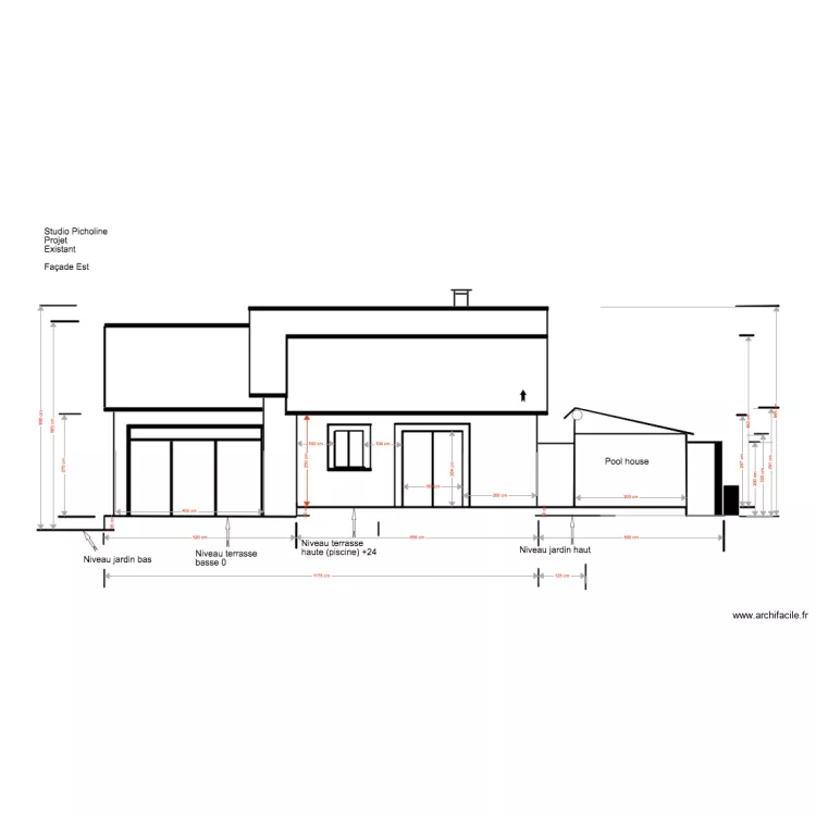 Studio Picholine Projet Fa&ccedil;ade est 03 18. Plan de 
