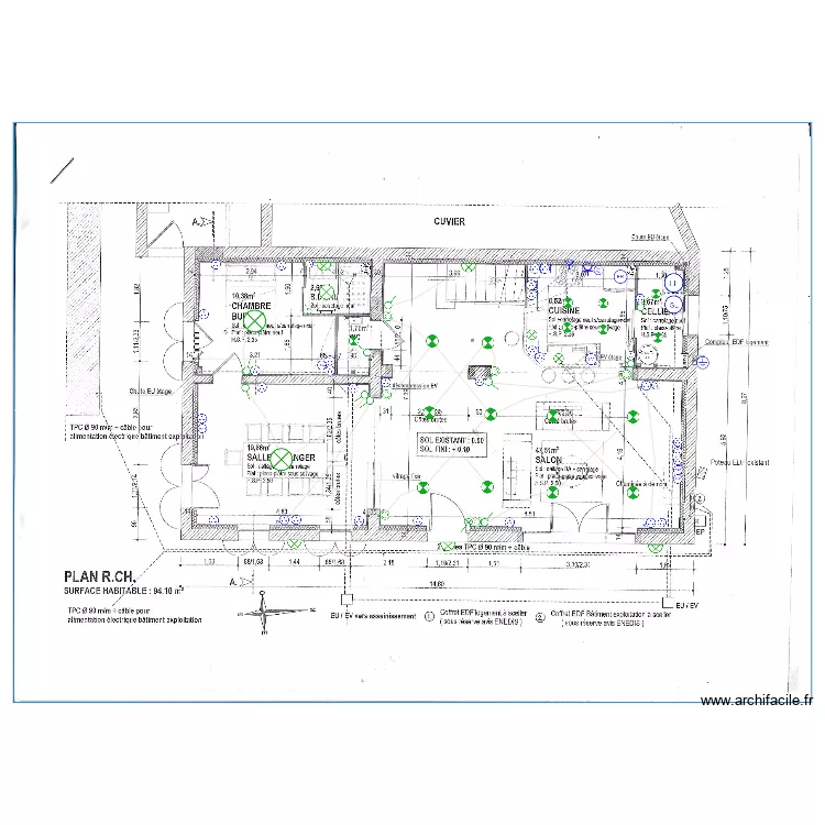 furt rdc. Plan de 