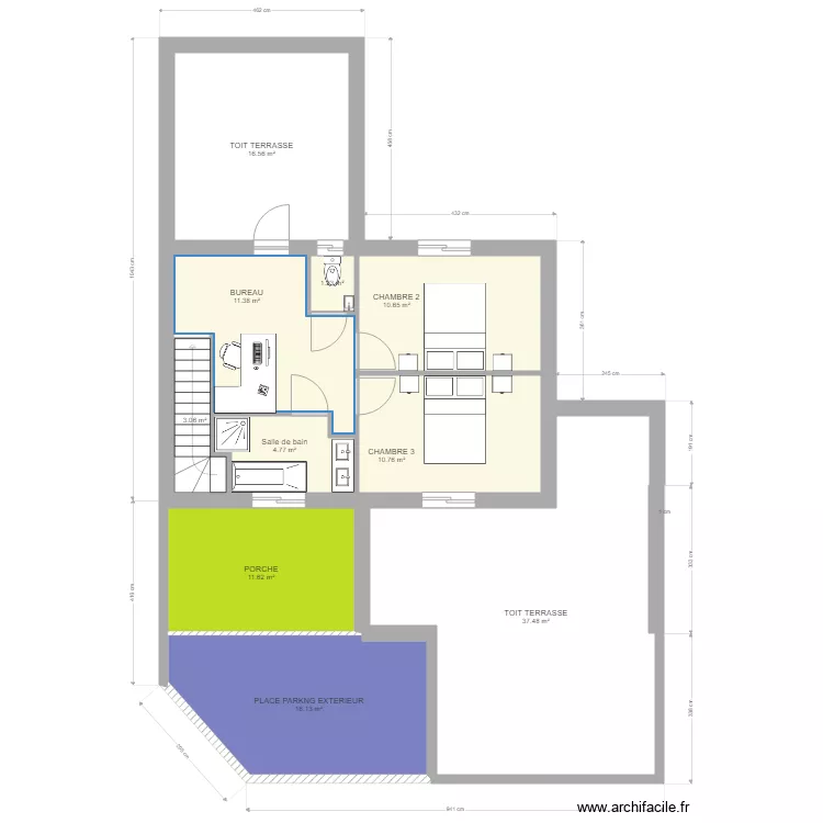 REMIX OCTOBRE PLAN RDC REMIX GARAGE VERSION 2 ETAGE. Plan de 