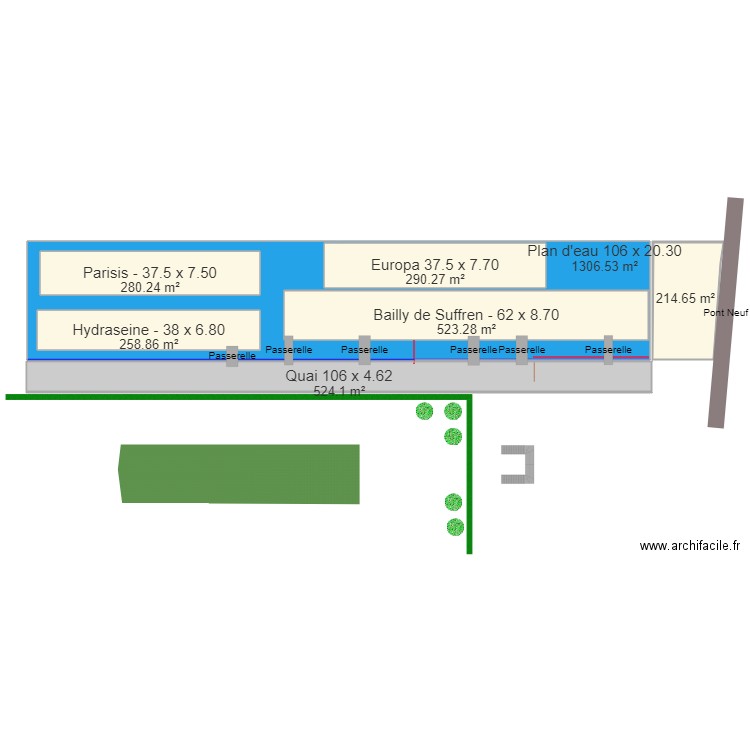 Plan occupation domaine public v3. Plan de 0 pièce et 0 m2