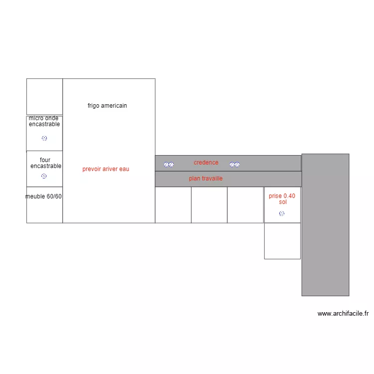 plan cuisine 2. Plan de 
