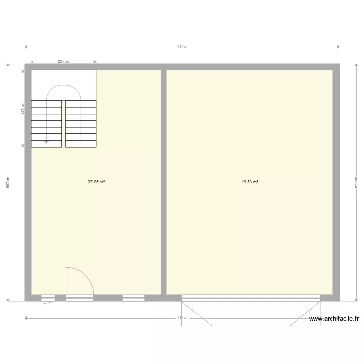  RDC V2 brut. Plan de 