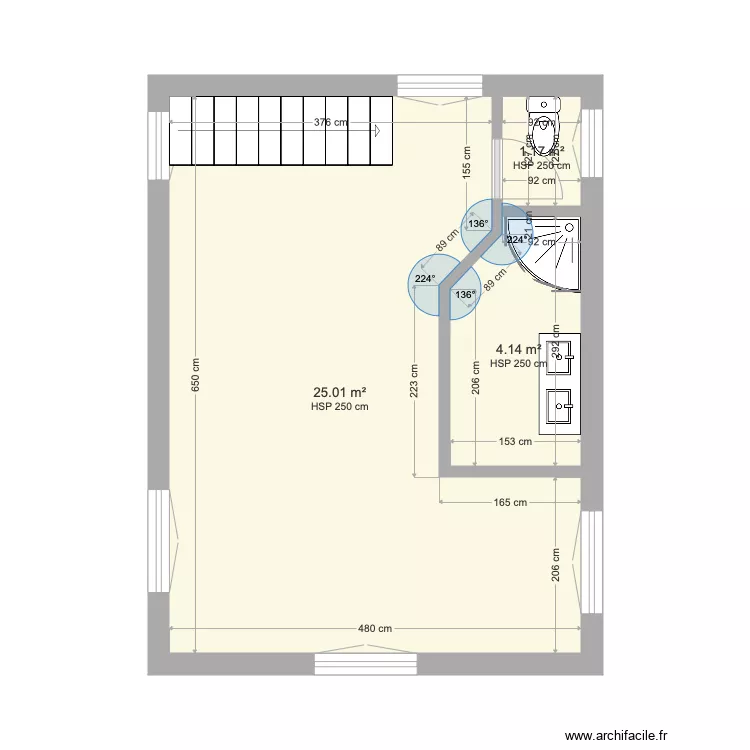 8 1 &eacute;tage. Plan de 