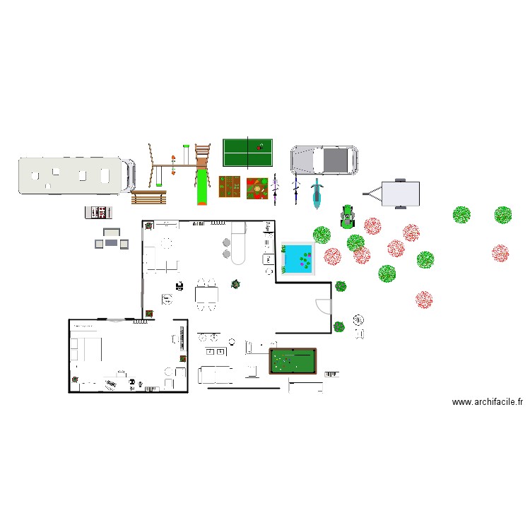 maison Margaux. Plan de 0 pièce et 0 m2