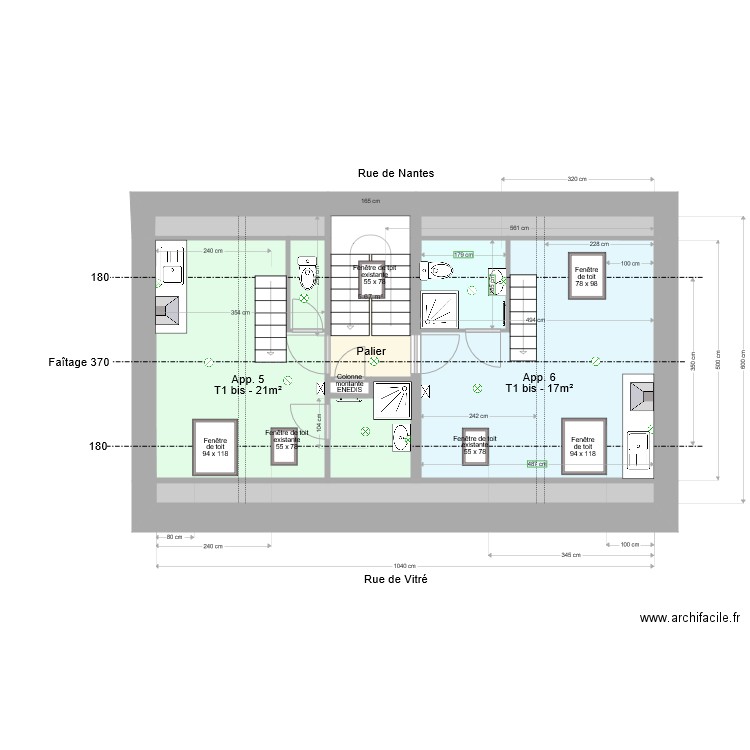 Amenagement comble v3. Plan de 0 pièce et 0 m2