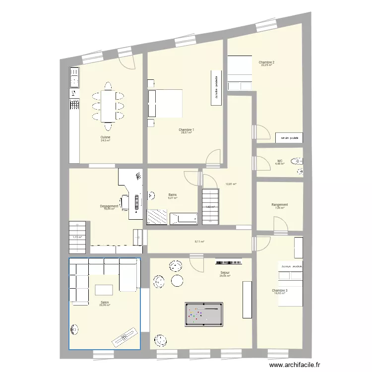 chambley 1. Plan de 