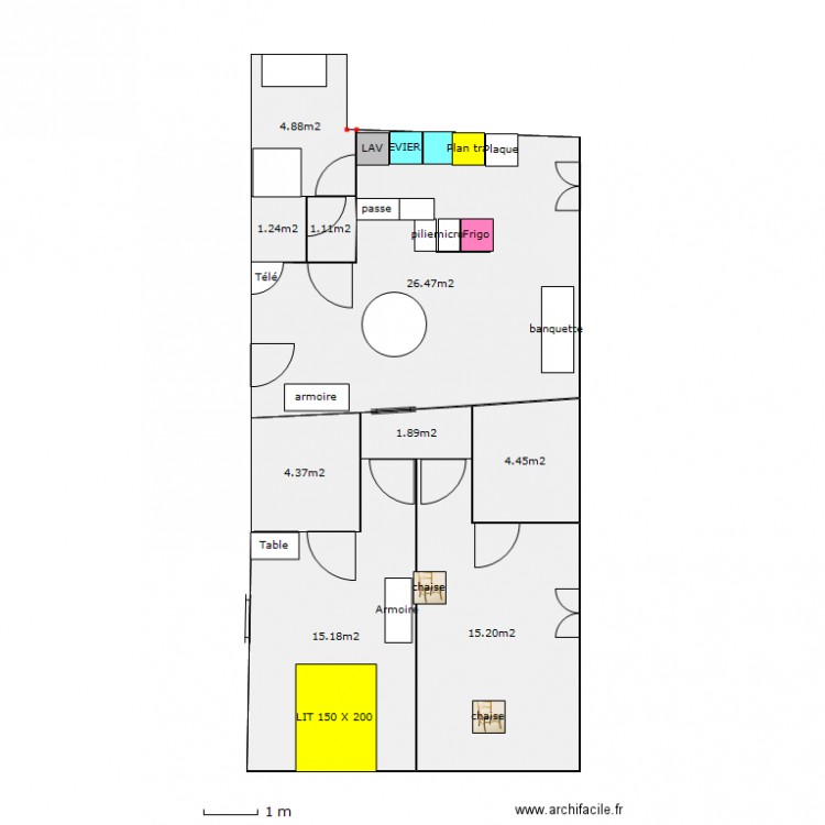 LastUndo. Plan de 0 pièce et 0 m2