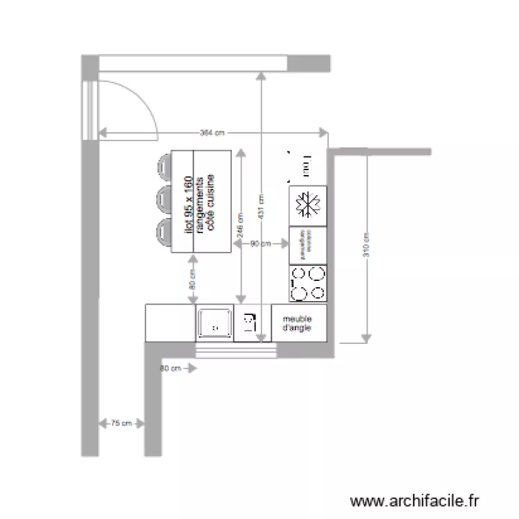 cuisine soret 4. Plan de 