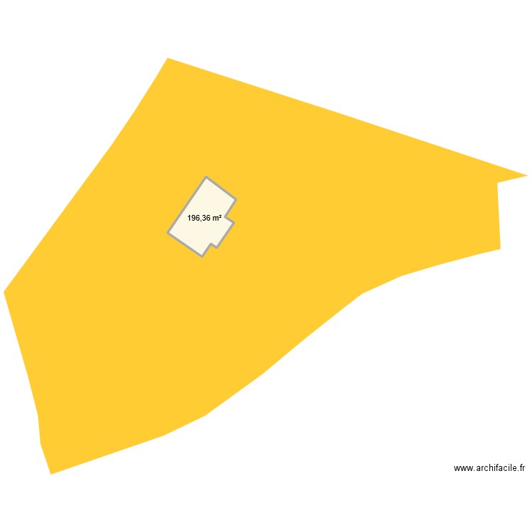 PLAN DE MASSE CUERS. Plan de 1 pièce et 196 m2