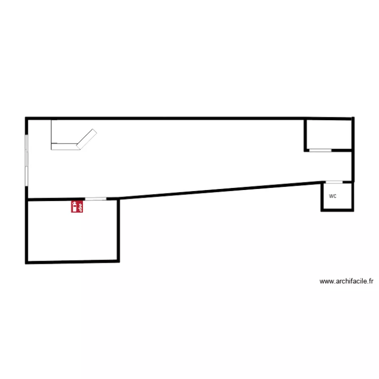 restaurant porte de linde. Plan de 
