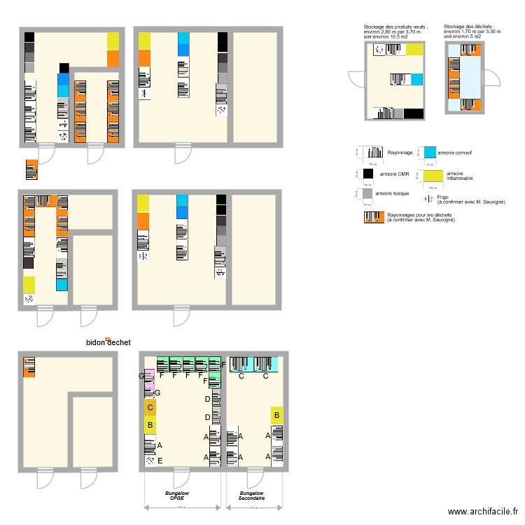 Bungalows CPGE. Plan de 0 pièce et 0 m2