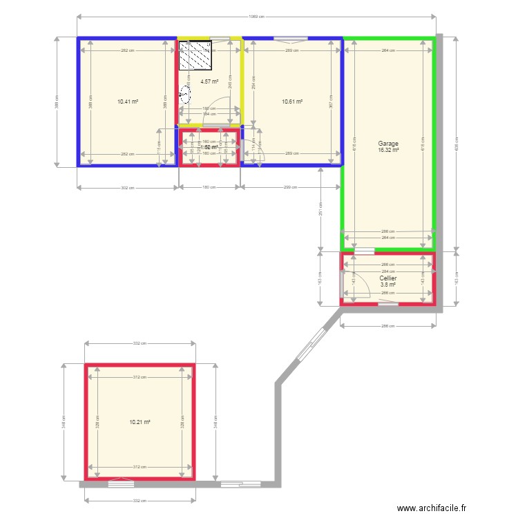 Projet Maison. Plan de 0 pièce et 0 m2