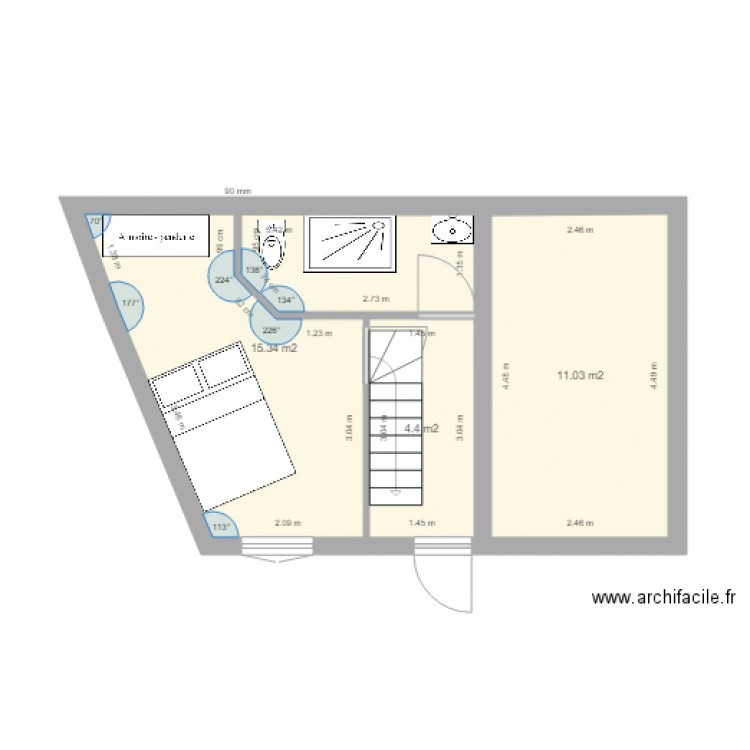 plan arrest garage rez de chaussée. Plan de 0 pièce et 0 m2