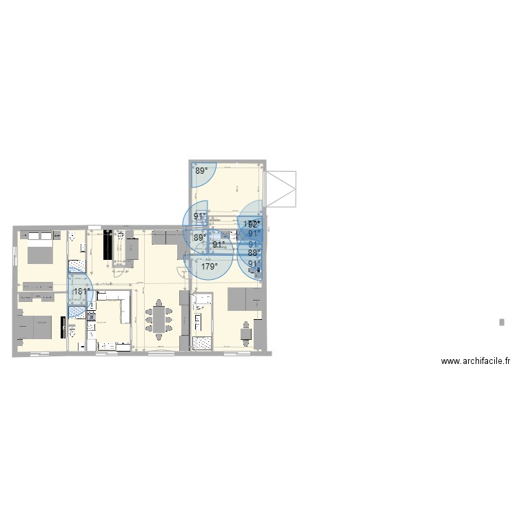 maison 2. Plan de 5 pièces et 149 m2