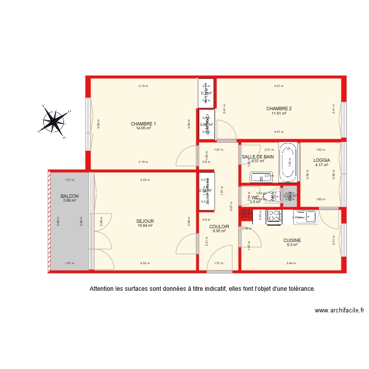 BI 2236. Plan de 0 pièce et 0 m2