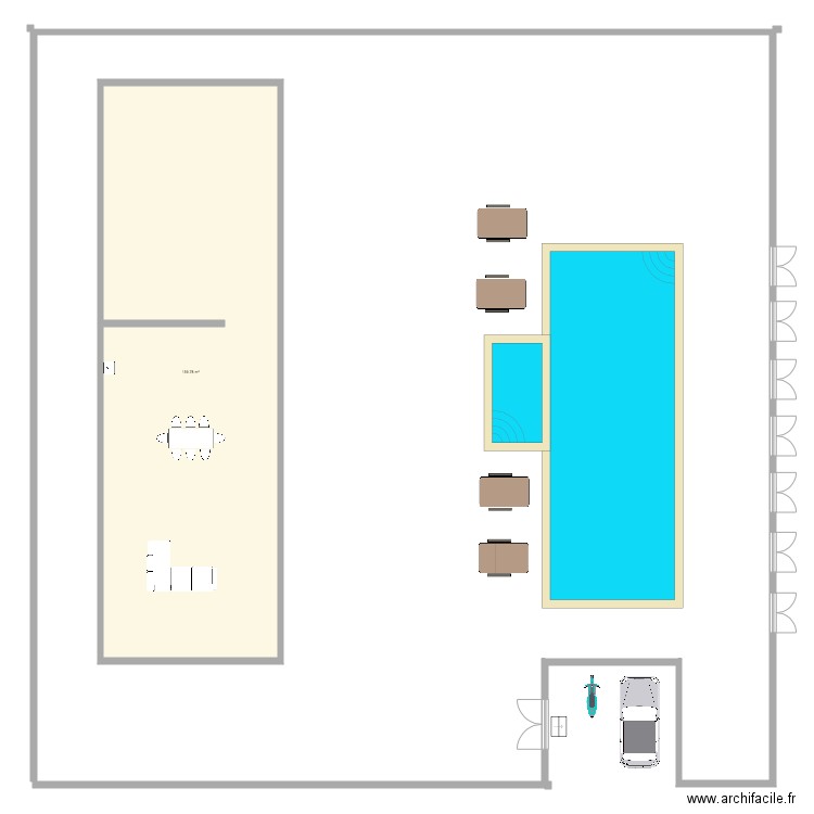 Pererenan villa. Plan de 0 pièce et 0 m2