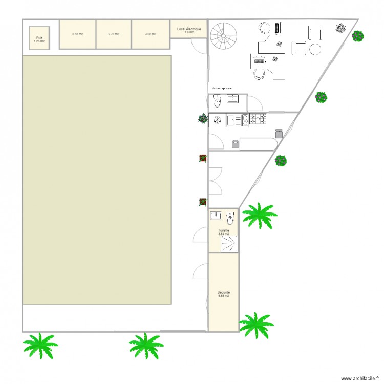 Projet Diamniadio. Plan de 0 pièce et 0 m2