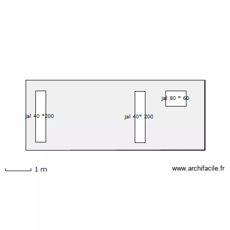 Fa&ccedil;ade ext sud. Plan de 