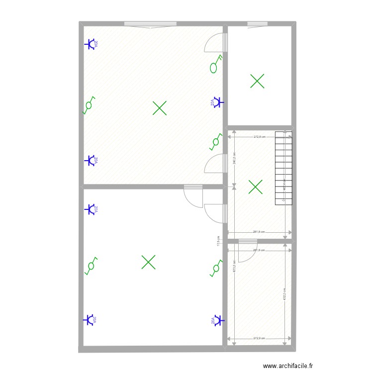 premiere etage. Plan de 0 pièce et 0 m2