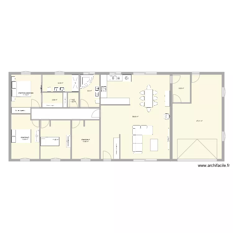 projet maison 1. Plan de 