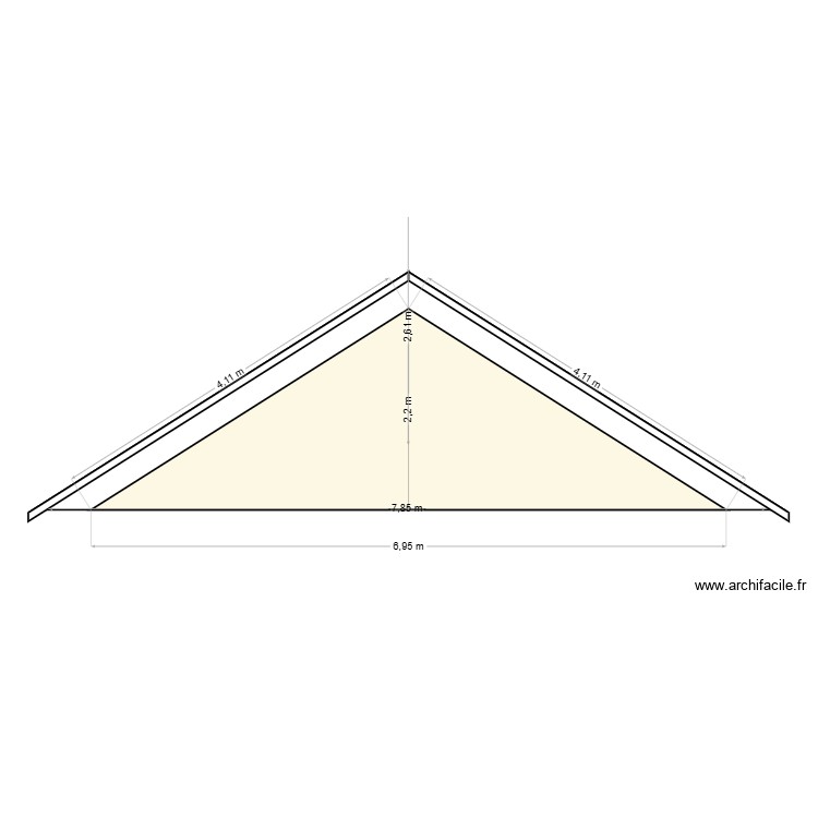 grenier original. Plan de 0 pièce et 0 m2