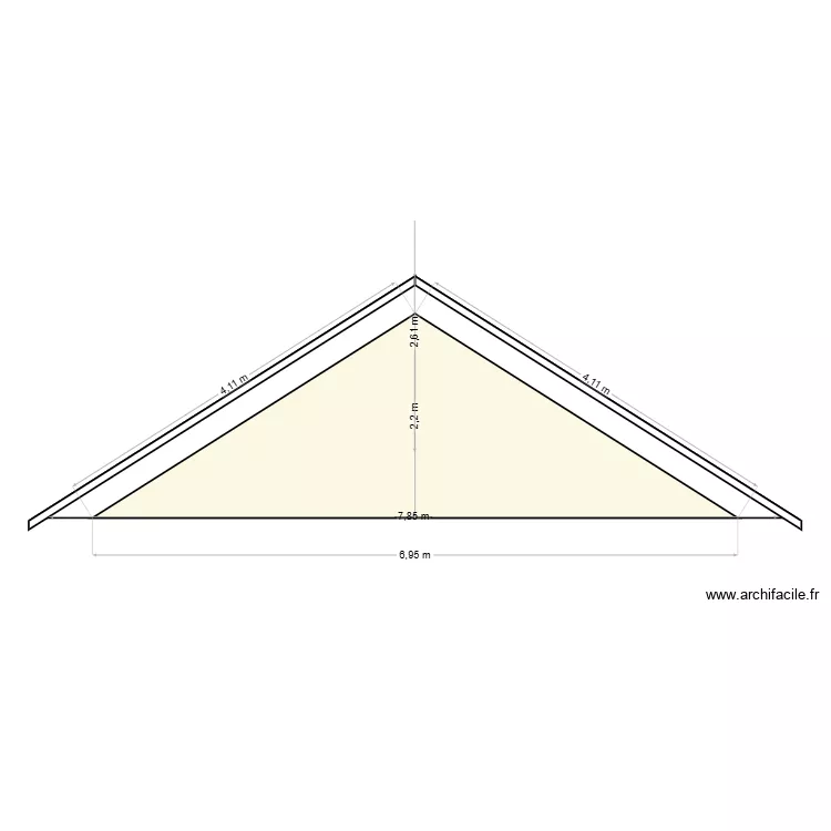grenier original. Plan de 